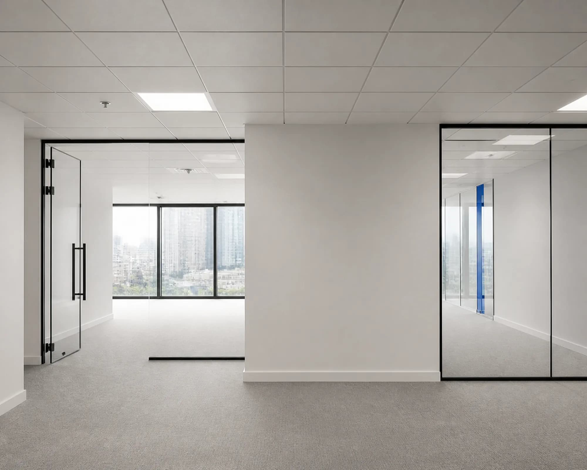 Levent'te ofis katı ve asma tavan düzeni